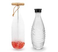 ATDDO Juego de 1 Cepillo Limpia Botellas Compatible con Sodastream, Limpiador Botellas por Dentro para Botella de Cristal Agua Biberones