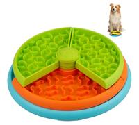 Atdoall Comedero lento para perros de 3 niveles, reduce el aburrimiento y la ansiedad, comedero interactivo antideslizante para perros, adecuado para perros pequeños, medianos y grandes