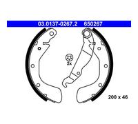 Juego de zapatas de frenos ATE 03.0137-0267.2