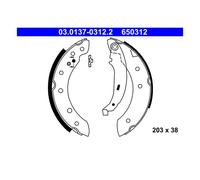 Juego de zapatas de frenos ATE 03.0137-0312.2