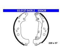 Juego de zapatas de frenos ATE 03.0137-0438.2