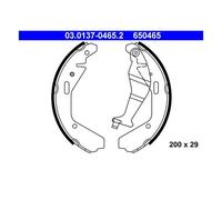 ATE 03.0137-0465.2 Juego de Zapatas Trasero para Opel Agila (A) Suzuki Subaru
