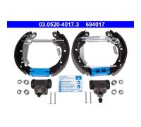 ATE Kit frenos, disco de tambor para CHEVROLET: Spark, Matiz & DAEWOO: Matiz (Ref: 03.0520-4017.3)