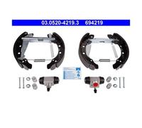 Zapatas de freno premontado 03.0520-4219.3 ATE para AUDI VW