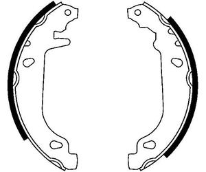 ATE 03013702092 juego de zapatas de freno de tambor