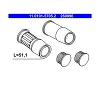 ATE 11.0101-5705.2 Juego de Manguitos Guía Caliper para VW Transporter IV Seat
