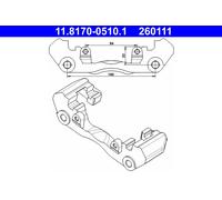 ATE 11.8170-0510.1 Portaequipajes, Caliper De Freno Para MERCEDES-BENZ, VW