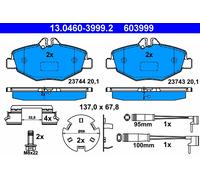 ATE 13.0460-3999.2 Set de Pastillas de Freno, Disco de Freno para Mercedes-Benz