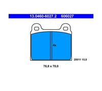 ATE 13.0460-6027.2 Pastillas de Freno Delantero para Mercedes-Benz W114 Ford