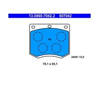 ATE 13.0460-7042.2 Pastillas de Freno Delantero para Ford Capri
