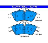 ATE 13.0460-7196.2 Set de Pastillas Freno, Disco Freno para Mercedes-Benz, VW