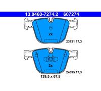 ATE 13.0460-7274.2 Set de Pastillas de Freno, Disco de Freno para BMW