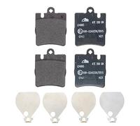 Juego de pastillas de freno ATE 13.0470-4065.2, atrás, Cerámica