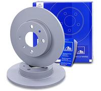 Disco de freno ATE 24.0111-0119.1 delantero, macizo, 1 Pieza