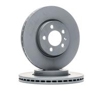 Disco de freno ATE 24.0124-0263.1 delantero, ventilado , altamente carbonizado, 1 Pieza