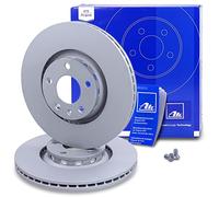 Disco de freno ATE 24.0125-0137.1 delantero, ventilado , altamente carbonizado, 1 Pieza