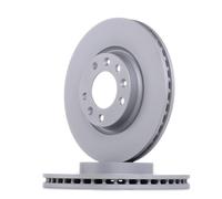 Disco de freno ATE 24.0126-0121.1 delantero, ventilado , altamente carbonizado, 1 Pieza