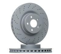 Disco de freno ATE 24.0132-0138.1 delantero, ventilado , altamente carbonizado, 1 Pieza