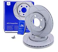 1X Disco de freno ATE 24.0322-0151.1 AUDI A2 (8Z0) 1.4 2000-2005