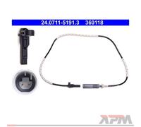 ATE 24.0711-5191.3 Sensor Velocidad para BMW E90 E91 E92 E93 E87 E81 E82 E88