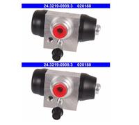 ATE 24.3219-0909.3 Cilindro Freno Rueda Trasero para Audi Seat Skoda VW Caddy I