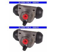 ATE 24.3220-1108.3 Cilindro Freno Rueda Trasero para Fiat 500 Ford Ka Lancia