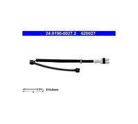 ATE 24.8190-0027.2 Sensor desgaste pastillas freno para Porsche 911