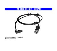 ATE 24.8190-0718.2 Sensor desgaste pastillas freno para Astra 9-5 Zafira 9-3 900