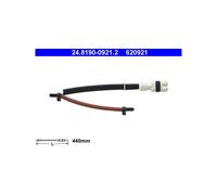 ATE Contacto de aviso 24.8190-0921.2 sensor desgaste pastillas de freno para Porsche 911/Boxster