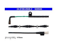 ATE 24.8190-0946.2 Indicador de Desgaste con Contacto Avisador Frenos para País