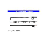 ATE 24.8190-0948.2 Sensor desgaste pastillas freno para