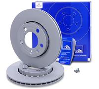 ATE 2x Bremsscheibe belüftet vorne 24.0118-0137.1 | Compatible con: Skoda Fabia I, Fabia I Combi, Fabia I Praktik, Fabia I trimestre, Fabia II, Fabia II Combi