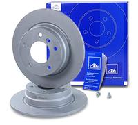 ATE 2x Bremsscheibe Hinterachse Voll 24.0110-0202.1