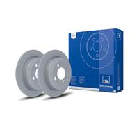ATE 2x Bremsscheibe Hinterachse Voll 24.0110-0271.1