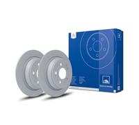 ATE 2x Bremsscheibe Hinterachse Voll 24.0110-0280.1