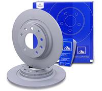 ATE 2x Bremsscheibe Hinterachse Voll 24.0110-0302.1