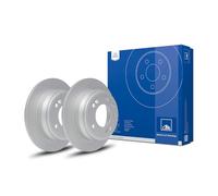 ATE 2x Bremsscheibe Hinterachse Voll 24.0110-0332.1
