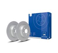 ATE 2x Bremsscheibe Hinterachse Voll 24.0111-0145.1