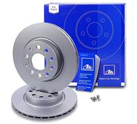 ATE Disco de freno delantero Ø280 mm ventilado – Ref 24.0122-0210.1 (Audi/VW/Skoda/SEAT)