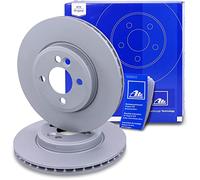 ATE 2x Bremsscheibe Vorderachse Belüftet 24.0122-0248.1