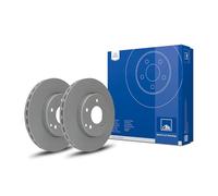 Disco de freno ATE 24.0125-0110.1 delantero, ventilado , altamente carbonizado, 1 Pieza