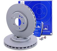 Disco de freno ATE 24.0128-0106.1 delantero, ventilado , altamente carbonizado, 1 Pieza