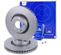 ATE 2x Bremsscheibe Vorderachse Belüftet 24.0130-0175.1