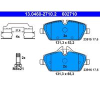 ATE 602710 Pastillas Freno Delanteras Serie 1/E87 CLUBMAN 4 Piezas