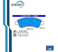 ATE 603994 Kit Pastillas De Freno Delanteras Opel Crossland X Corsa F (P2JO)