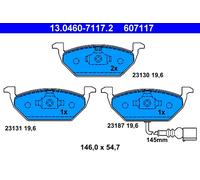 ATE 607117 Pastillas de Freno Delanteras Golf IV 1.9 TDI 1.6 2.0 Polo 9N Audi A3