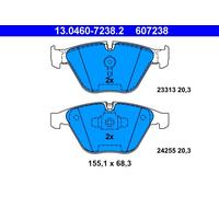 ATE 607238 Pastillas Freno Delanteras BMW Serie 3 E90 2005