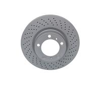 Disco de freno ATE 24.0128-0246.1 delantero, ventilado , altamente carbonizado, 1 Pieza