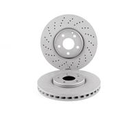 Disco de freno ATE 24.0132-0136.1 delantero, ventilado , altamente carbonizado, 1 Pieza