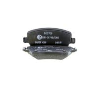 ATE Juego de 4 pastillas de freno 13.0460-2709.2 delanteras para Renault y Dacia